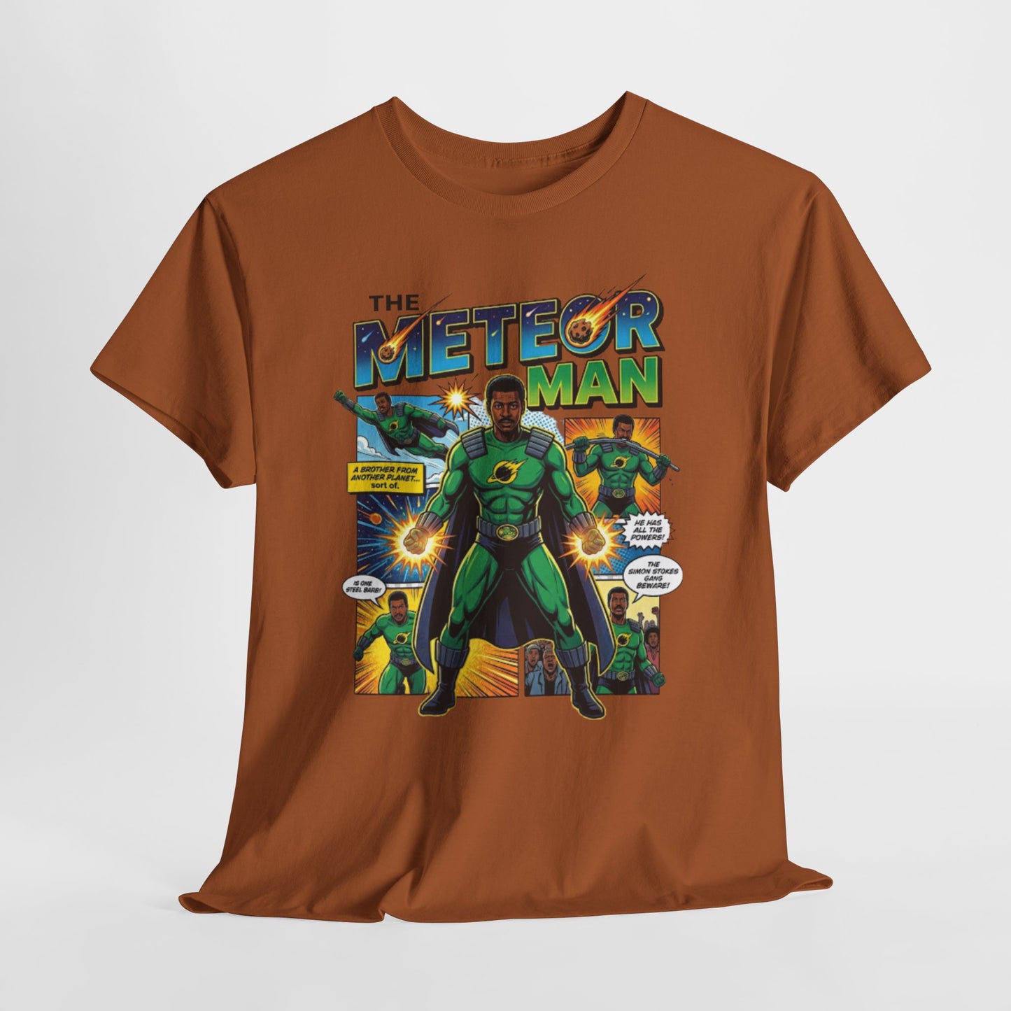 Meteor Man - Superhero Graphic Tee for Comic Fans