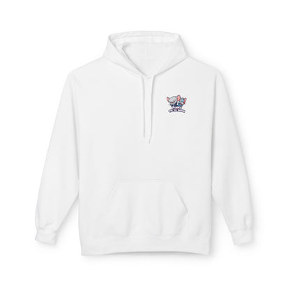 Pinky and the Brain "Time to Take Over the World" Midweight Softstyle Fleece Hoodie