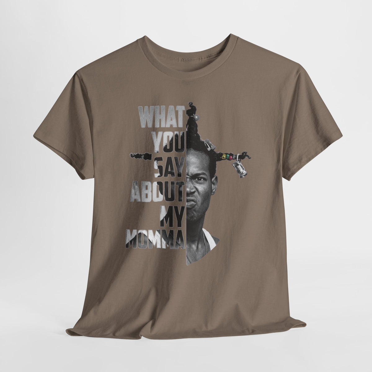 Loc Dog "What You Say About My Momma" Vintage Portrait T‑Shirt