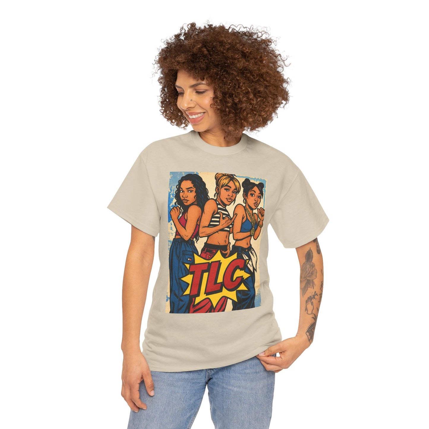 TLC Inspired Retro Graphic Shirt, 90s Nostalgia T-Shirt