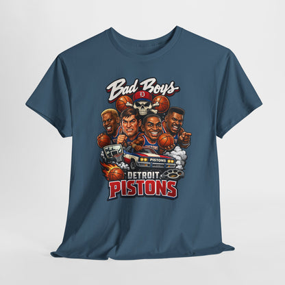 Detroit Pistons "Bad Boys" T-Shirt — Vintage Basketball Team Tee