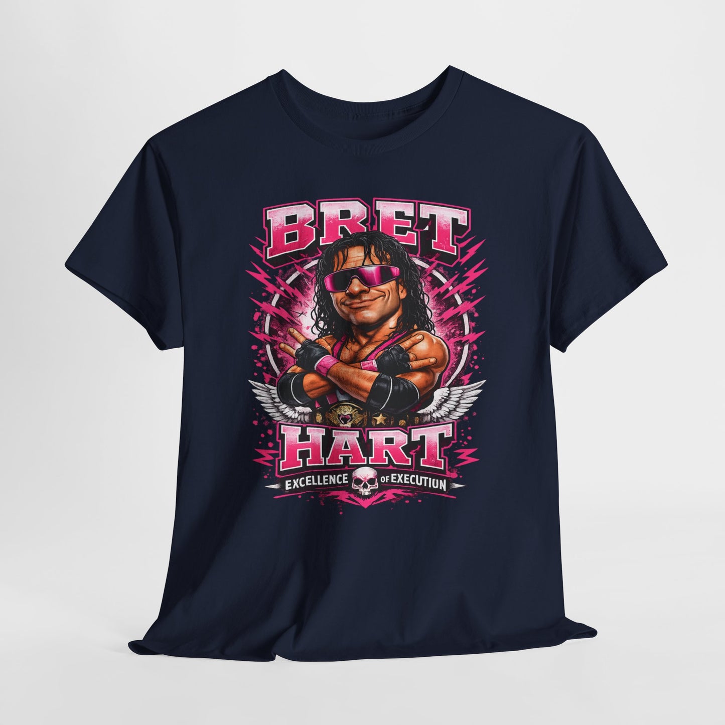 Bret Hart Tribute T-Shirt — "I Am The Best There Is" Retro Wrestling Tee