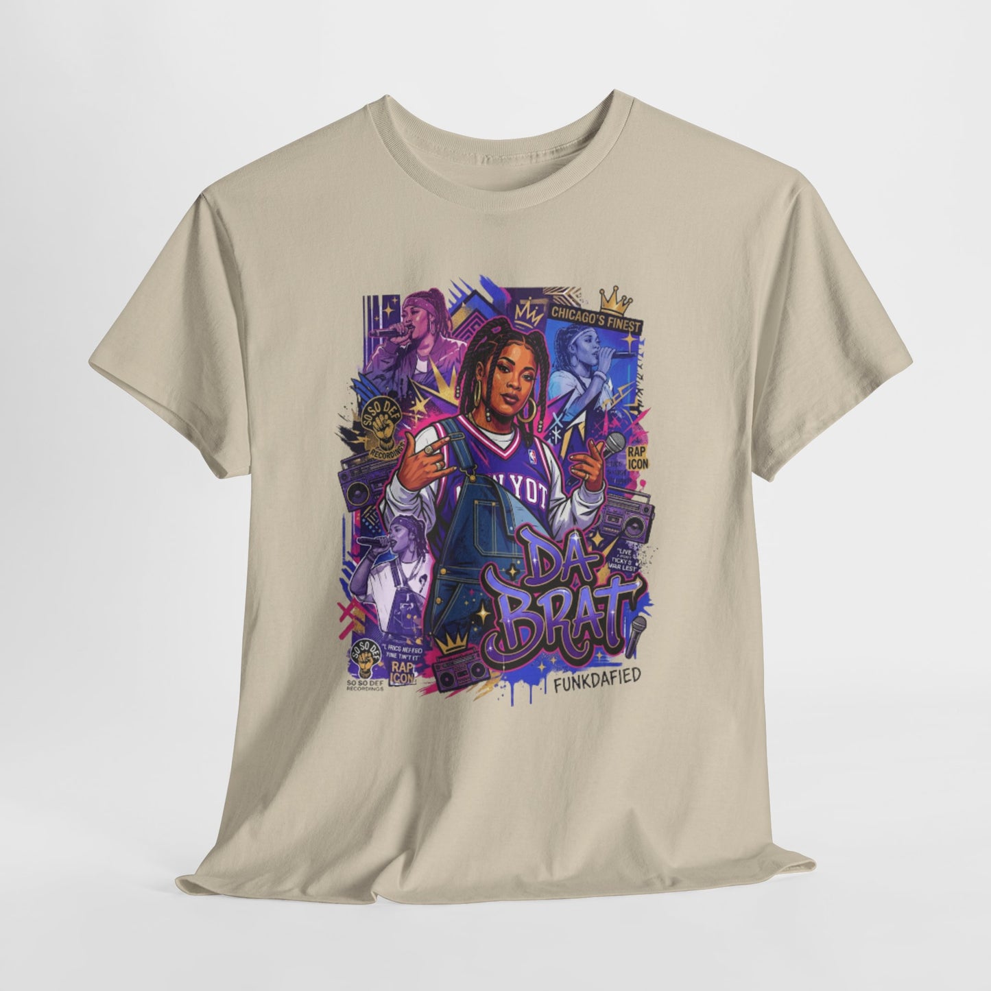Da Brat 'You the Goat' Graphic Tee — Retro Hip-Hop Portrait Shirt