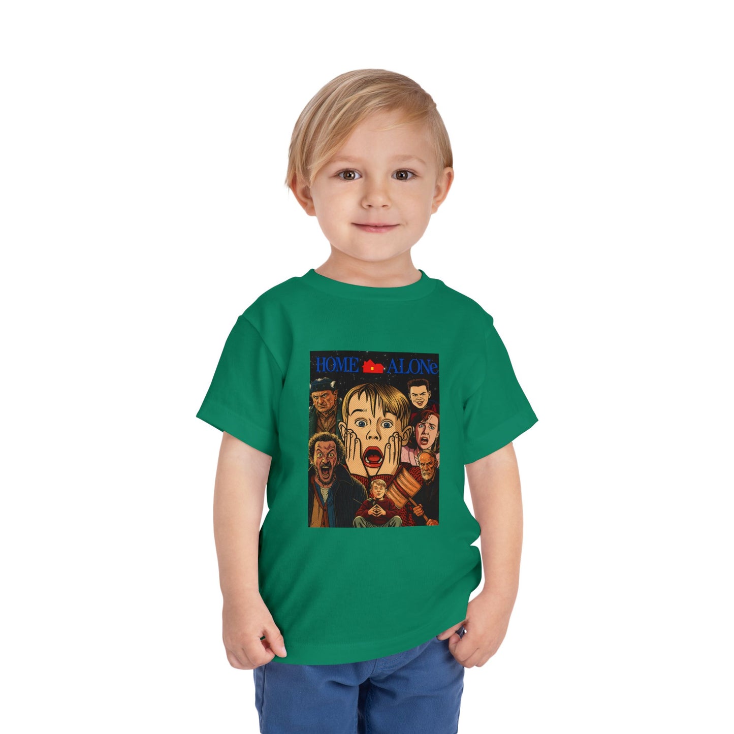 Home Alone Toddler Tee, Kid's Movie Shirt, Funny Kids T-Shirt, Halloween Costume, Birthday Gift for Boys and Girls