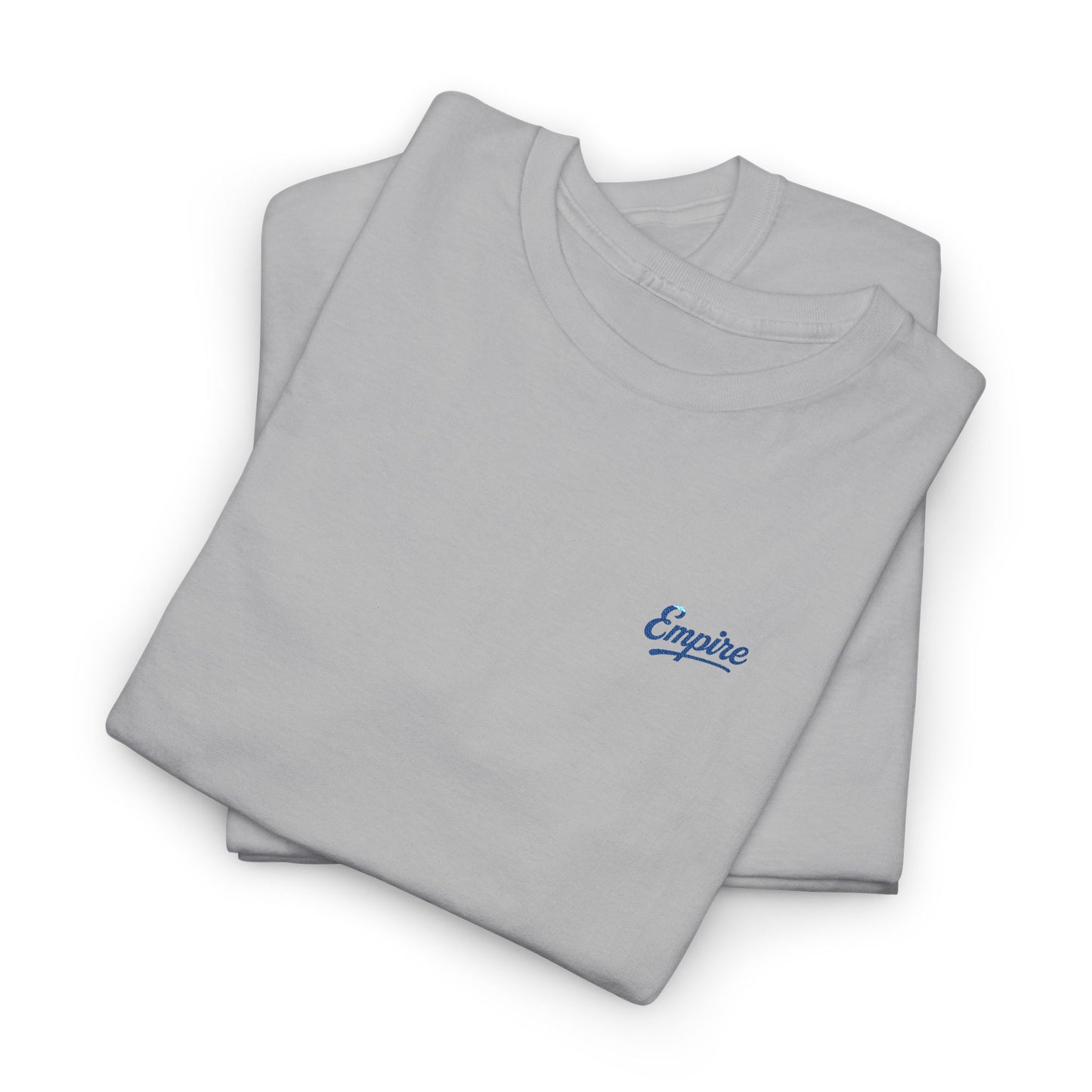 Signature Embroidered Empire Royal Blue Chest Logo T-Shirt