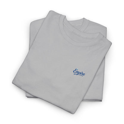 Signature Embroidered Empire Royal Blue Chest Logo T-Shirt