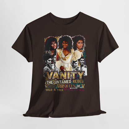 "Vanity The Untamed Rebel" Vintage Portrait T-Shirt
