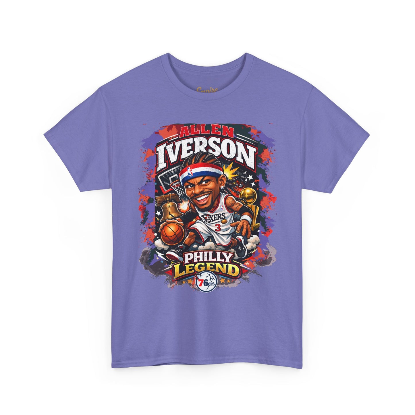 Philly Legend Basketball Tee — Iverson Retro Graphic Shirt