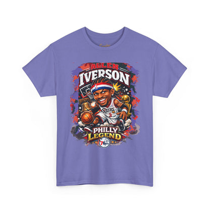 Philly Legend Basketball Tee — Iverson Retro Graphic Shirt