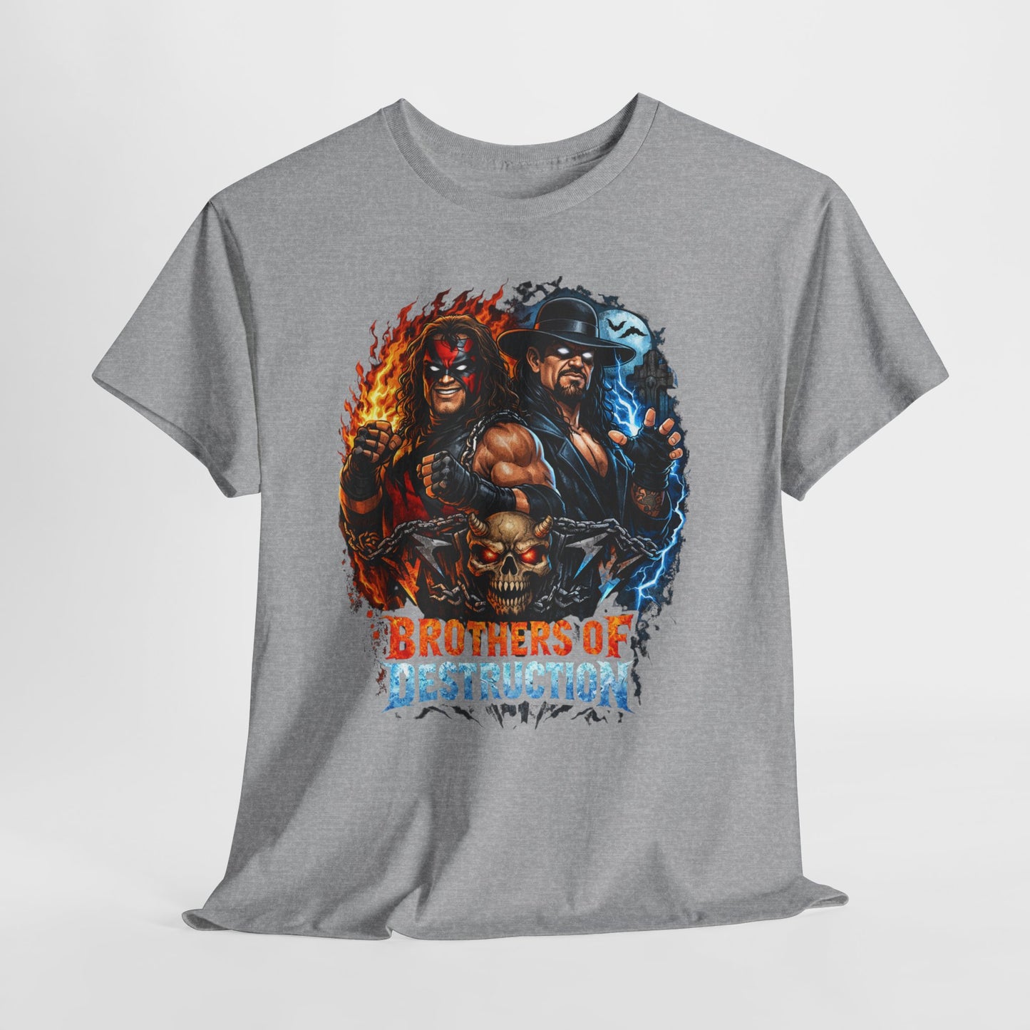 Brothers of Destruction Tee — Retro Wrestling Graphic Shirt