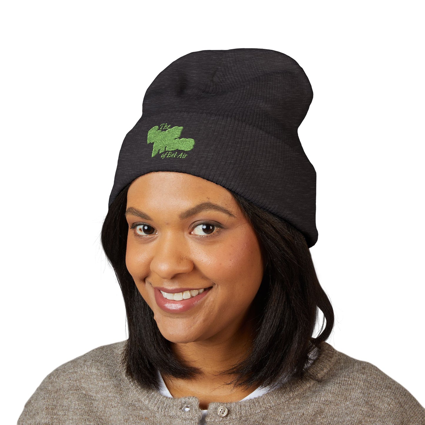 Embroidered Fresh Prince  Beanie — Cozy Cuffed Knit Hat