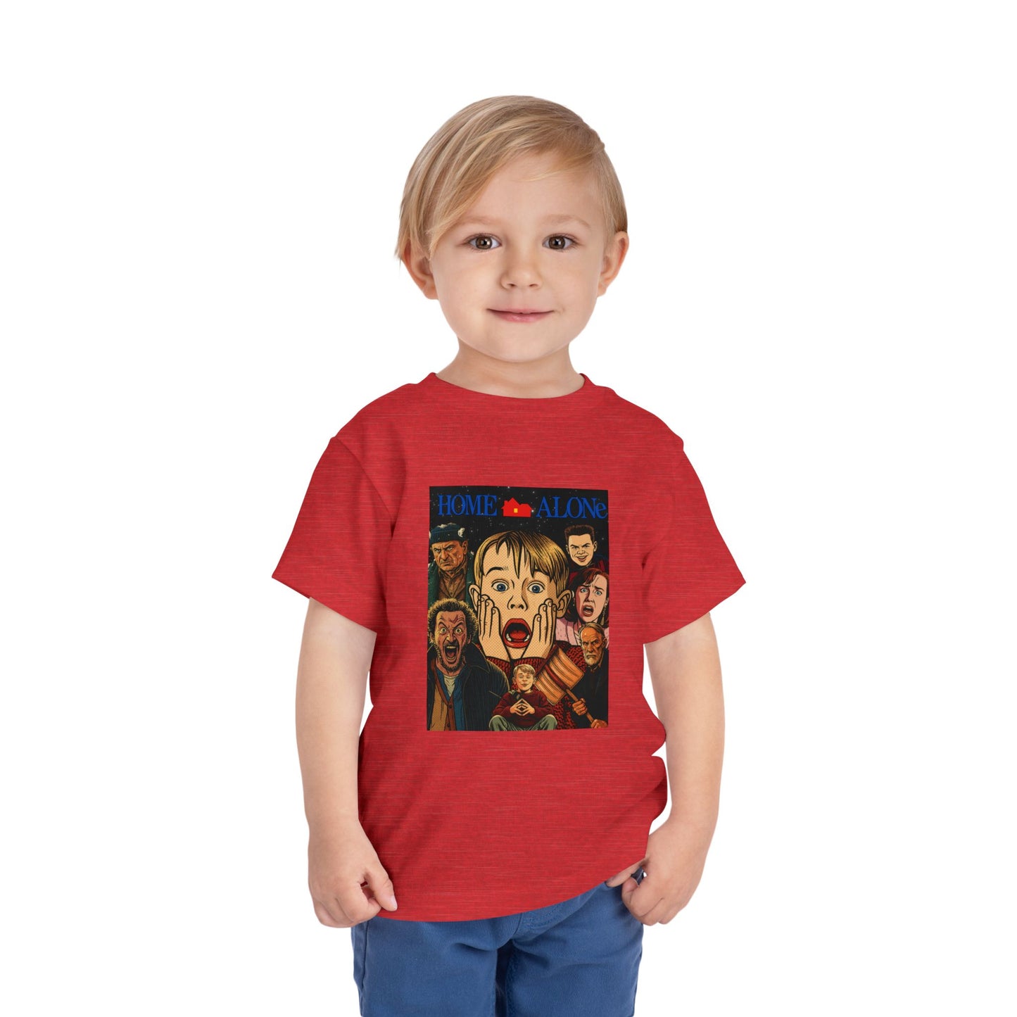 Home Alone Toddler Tee, Kid's Movie Shirt, Funny Kids T-Shirt, Halloween Costume, Birthday Gift for Boys and Girls