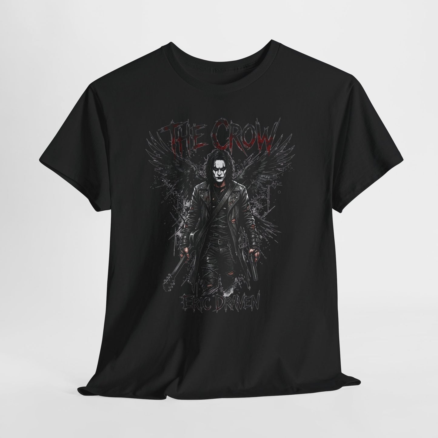The Crow Eric Draven Graphic Tee - Gothic Rock Movie Tribute Shirt