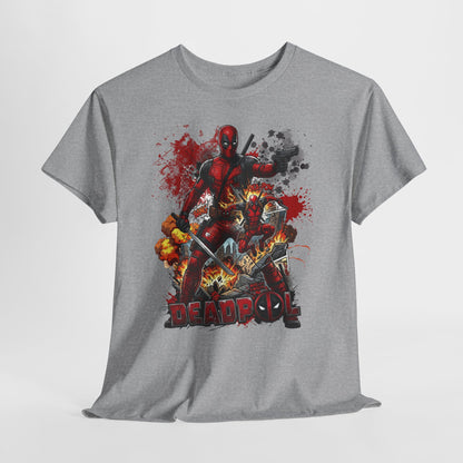 Deadpool Graphic Tee — Comic Action Superhero T‑Shirt