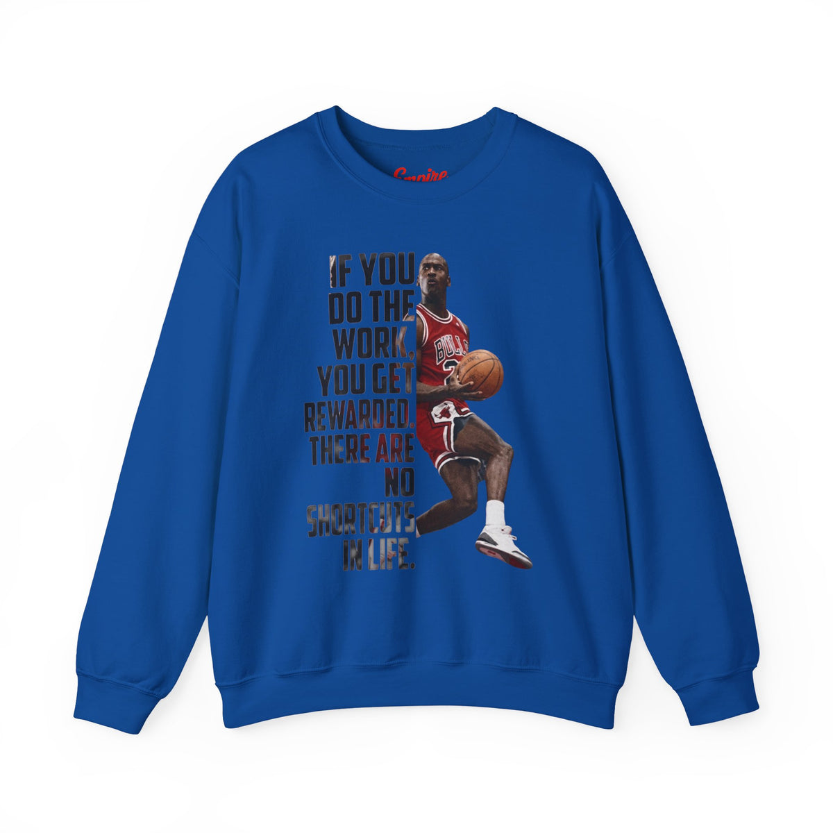 Motivational Basketball Quote Crewneck Sweatshirt