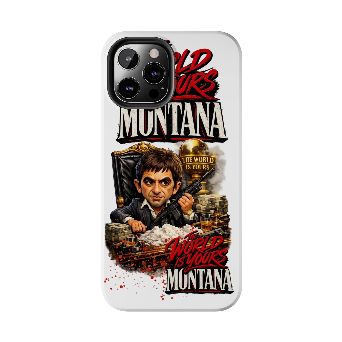 Tony Montana "The World Is Yours" Vintage Caricature Tough Phone Case