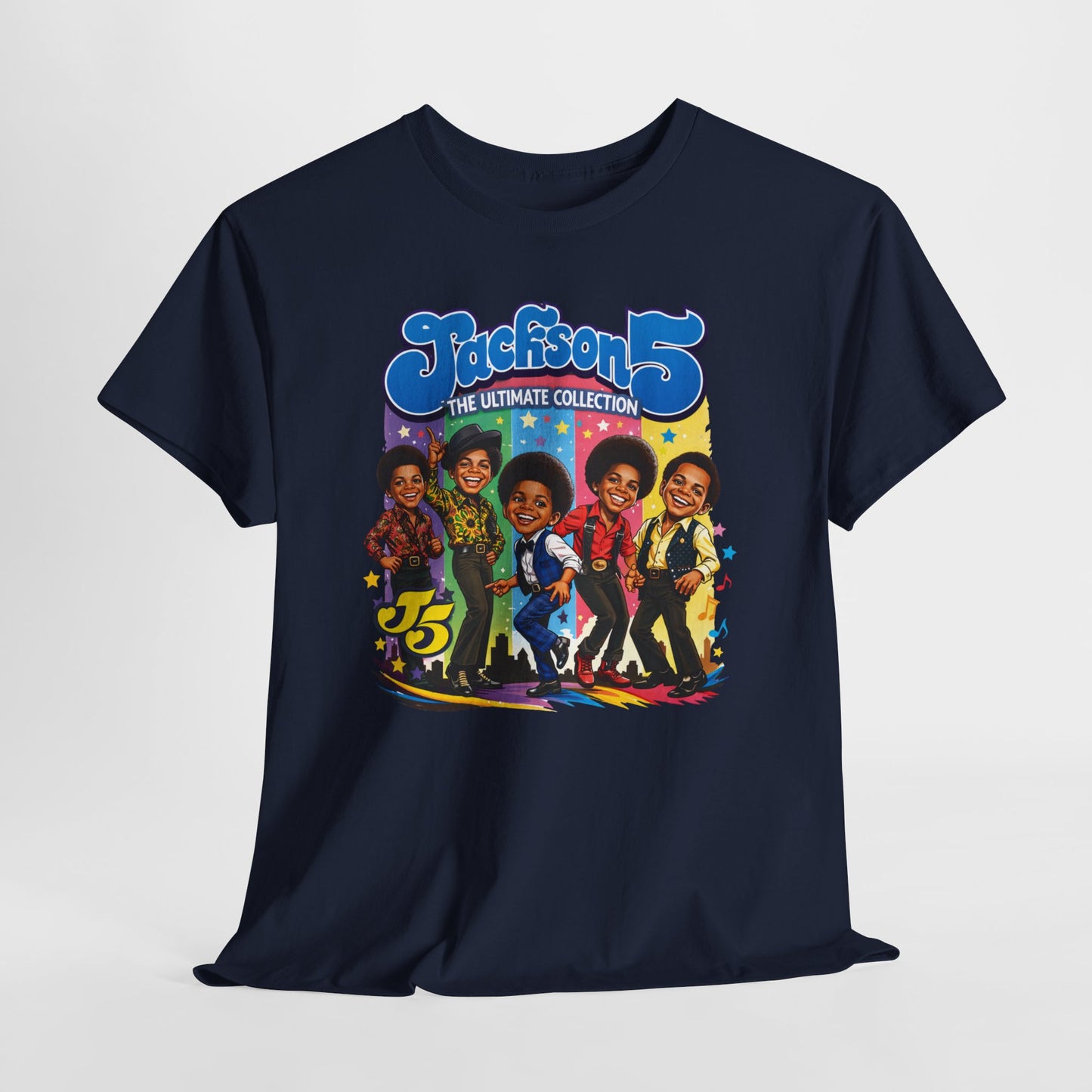 Jackson 5 Retro Graphic Tee — 'The Ultimate Collection' Vintage Band T-Shirt