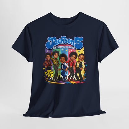 Jackson 5 Retro Graphic Tee — 'The Ultimate Collection' Vintage Band T-Shirt