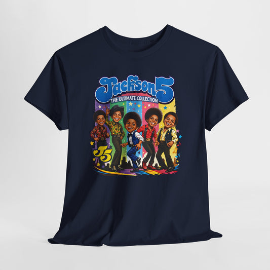Jackson 5 Retro Graphic Tee — 'The Ultimate Collection' Vintage Band T-Shirt