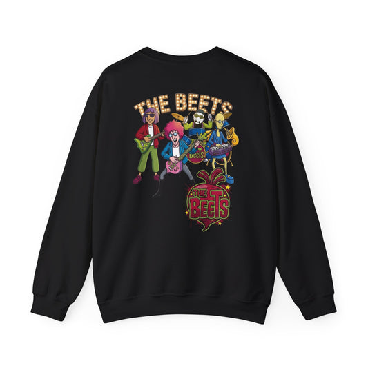 Crewneck Sweatshirt — The Beets Band Graphic (Back & Chest Logo)