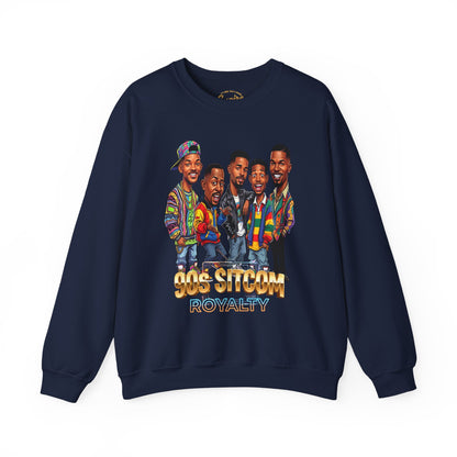 90s Sitcom Crewneck Sweatshirt - '90s Sitcom Royalty' Graphic Sweatshirt