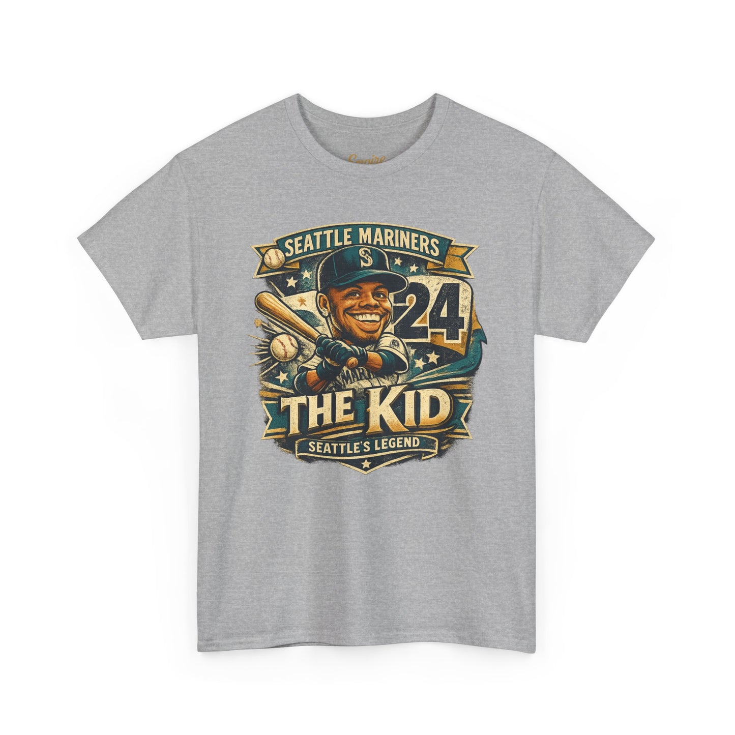 Griffey Jr. "The Kid" - Vintage Baseball Graphic T-Shirt