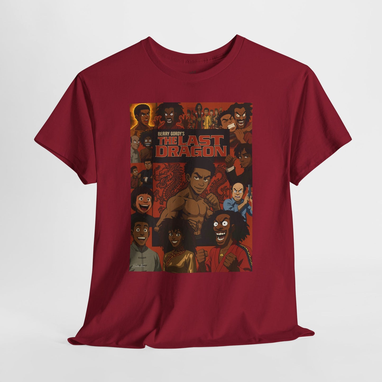 Retro Last Dragon Unisex Heavy Cotton Tee | Perfect for Fans & Casual Wear