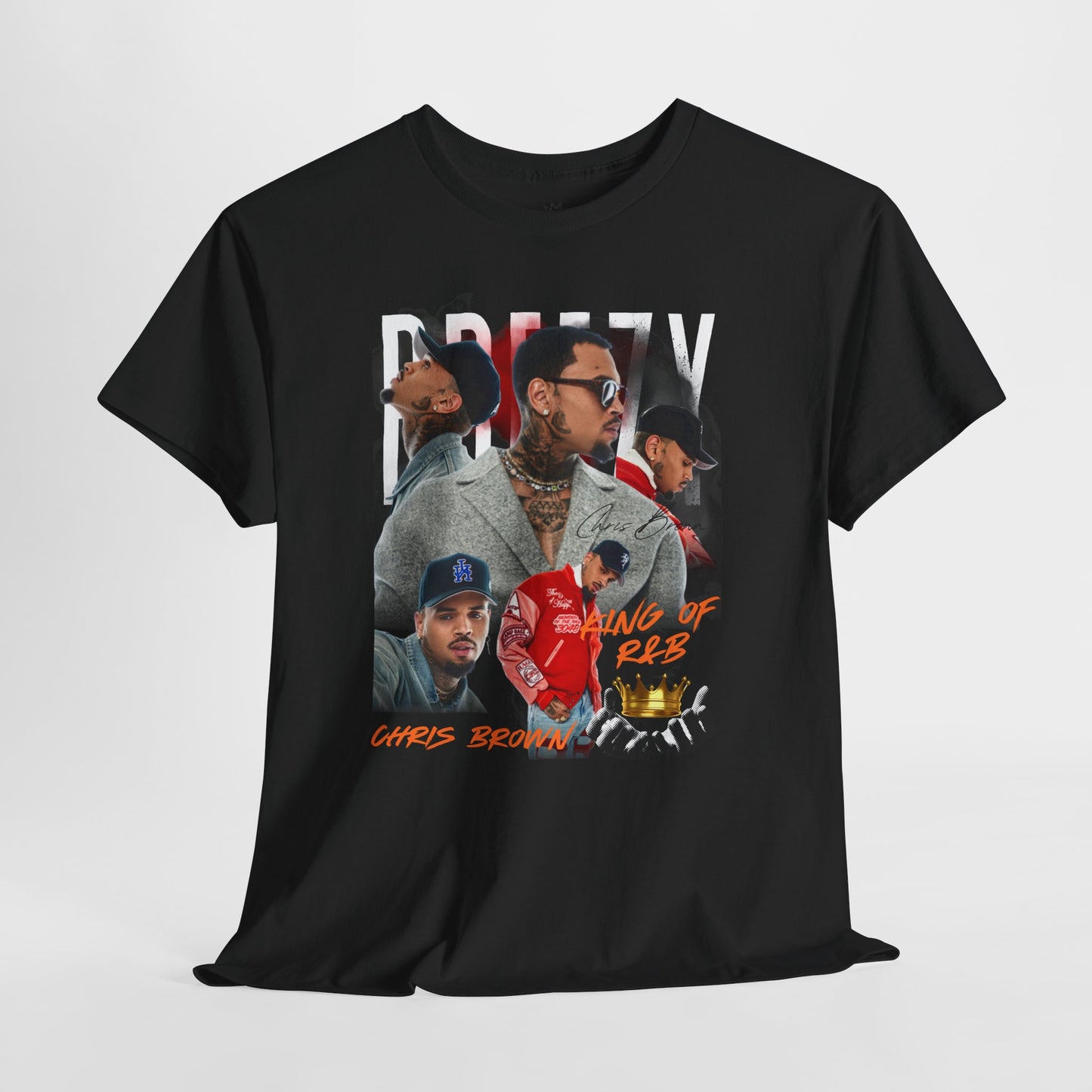 Chris Brown Tribute Unisex Heavy Cotton Tee - Celebrating R&B Style