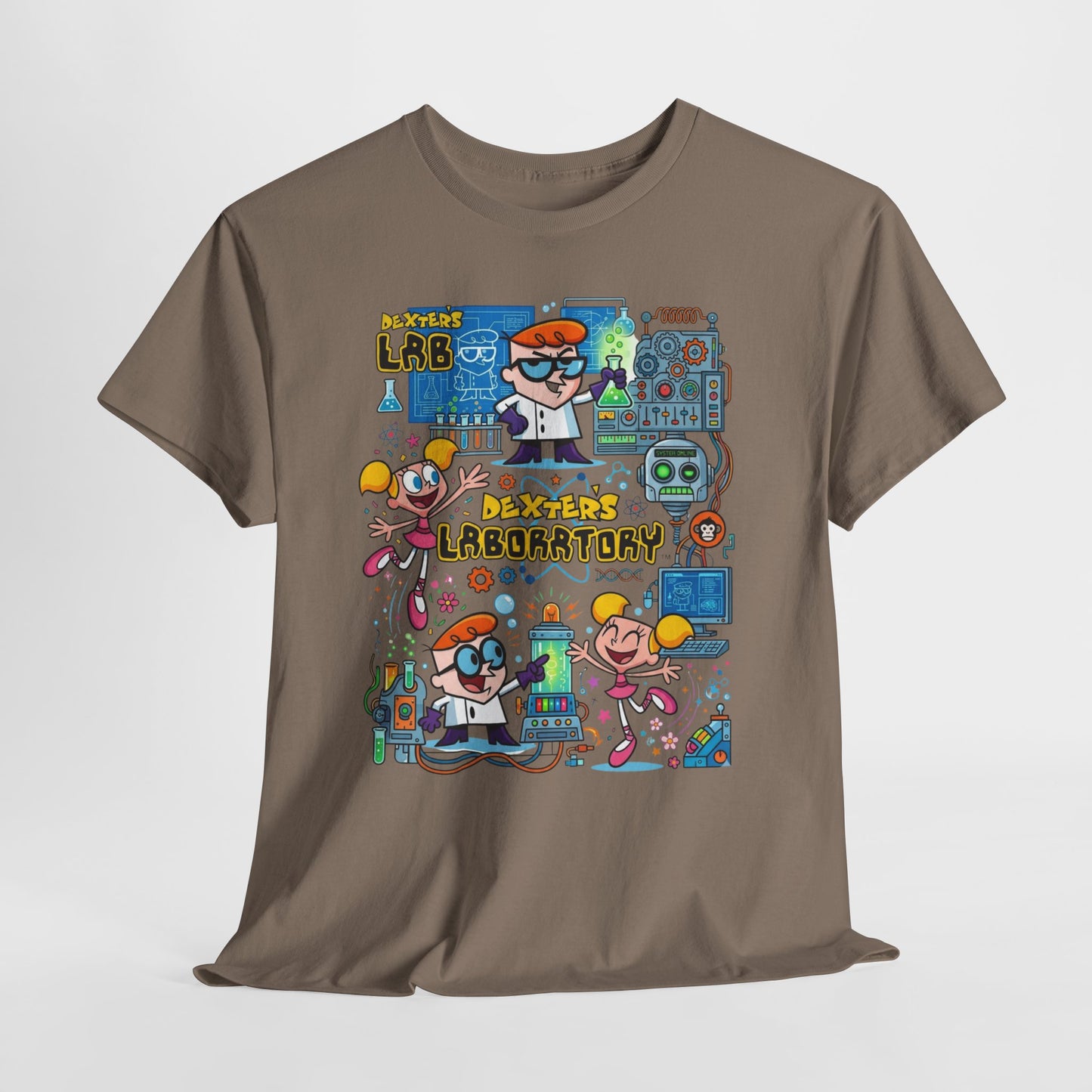Dexter’s Laboratory Cartoon Tee — Retro Kids’ Science Lab Graphic T-Shirt