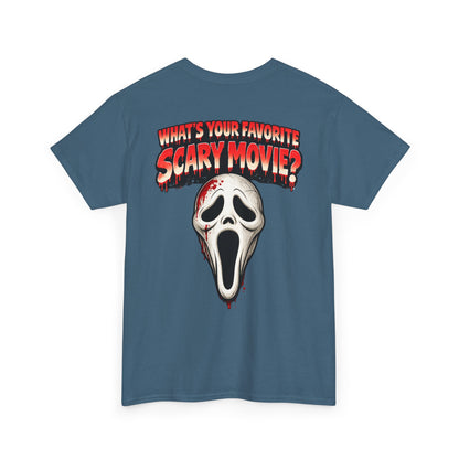Scary Guy "Let's Get Stabby" Halloween Tee — Scream Mask Horror Movie T-Shirt