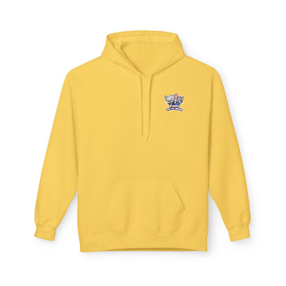 Pinky and the Brain "Time to Take Over the World" Midweight Softstyle Fleece Hoodie
