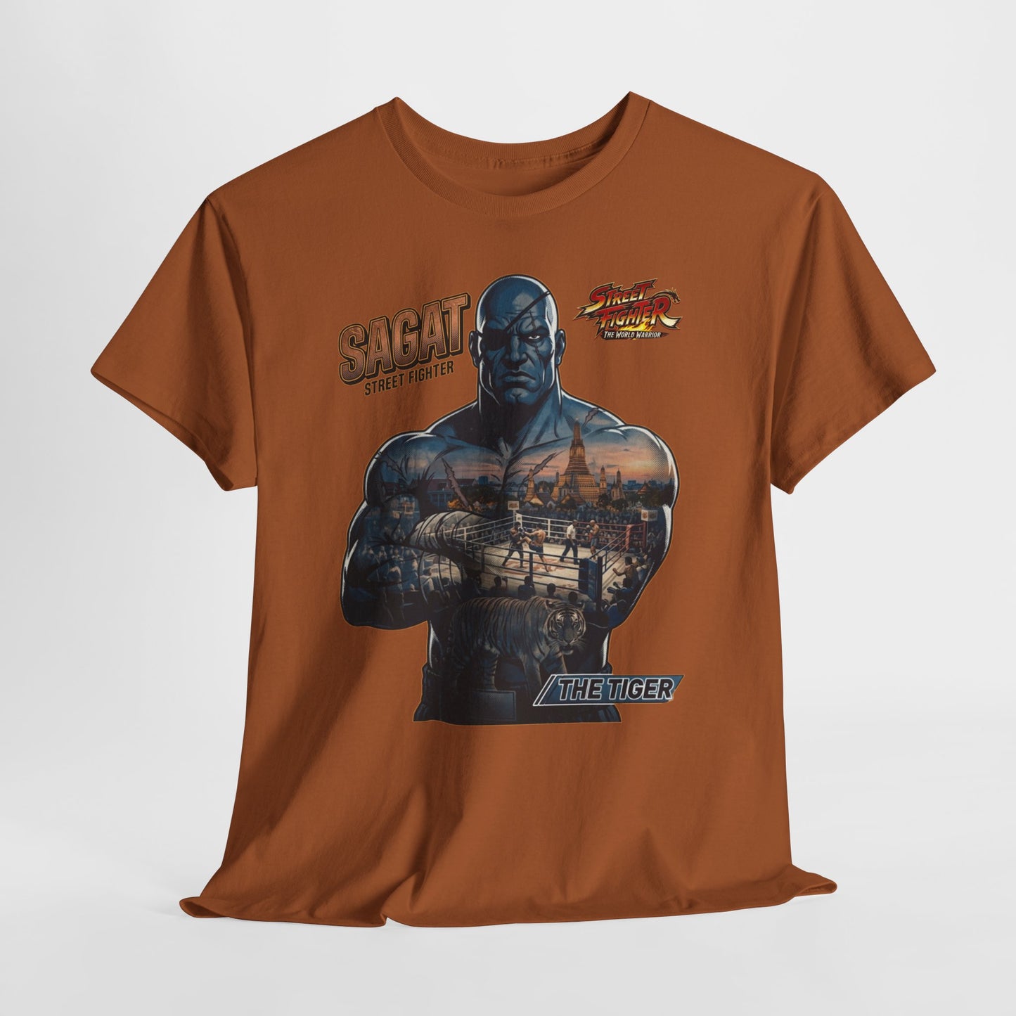 Sagat Street Fighter Graphic Tee – Vintage Fighter Poster T-Shirt