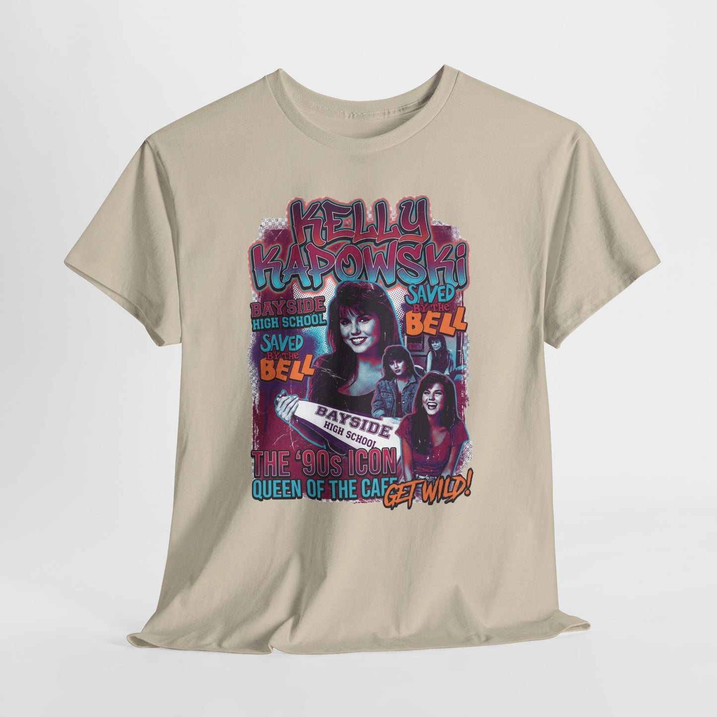 Retro ‘Saved by the Bell’ Kelly Kapowski Graphic Tee — Vintage 90s TV School Spirit T-Shirt