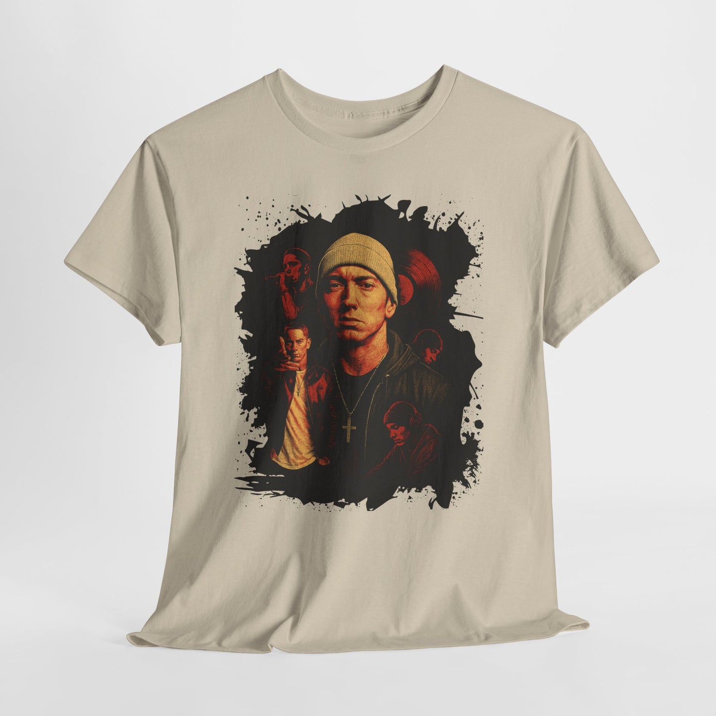 Hip-Hop Inspired Unisex Heavy Cotton Tee - Streetwear Vibes