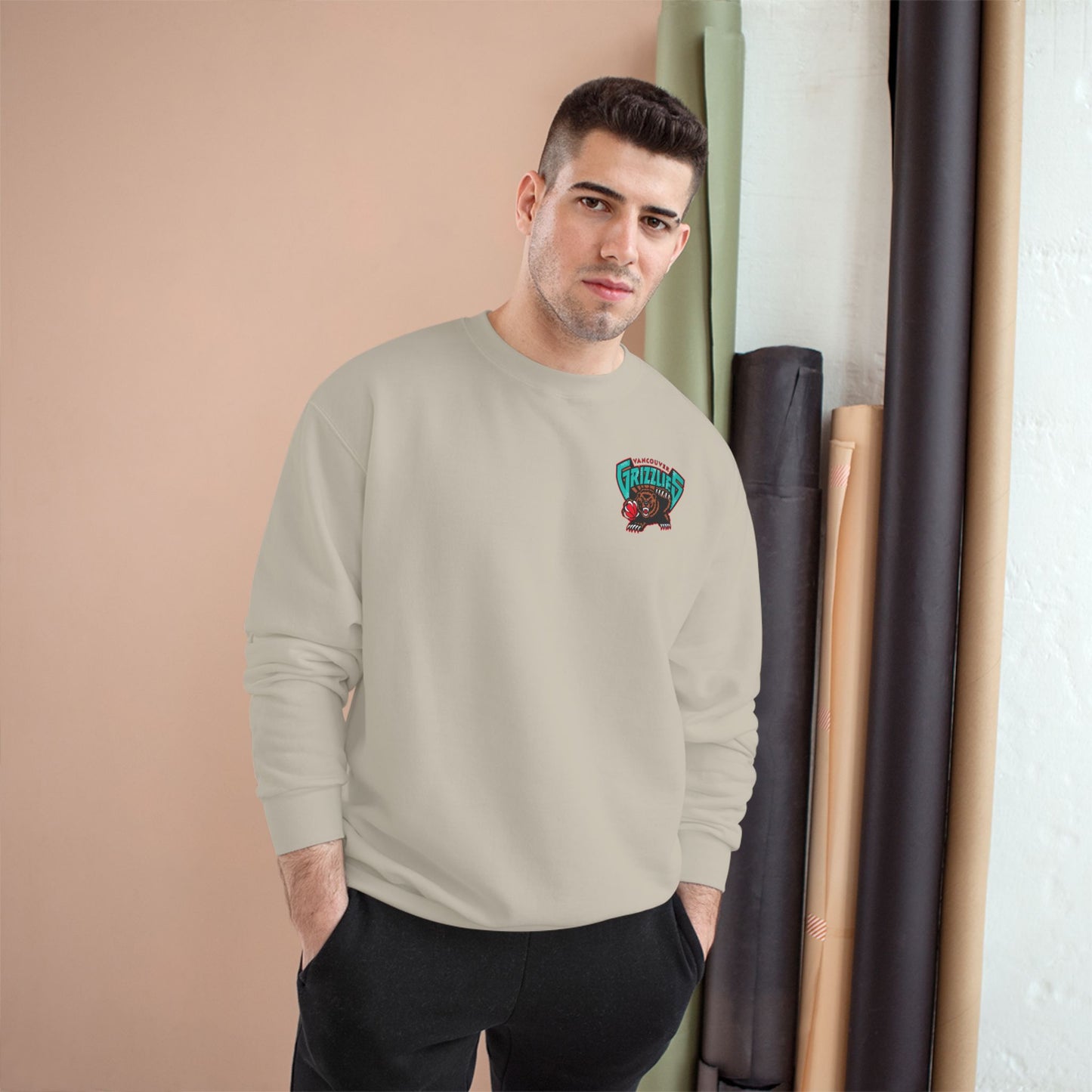 Grizzlies Big Country Crewneck Sweatshirt — Retro Basketball Mascot Tee