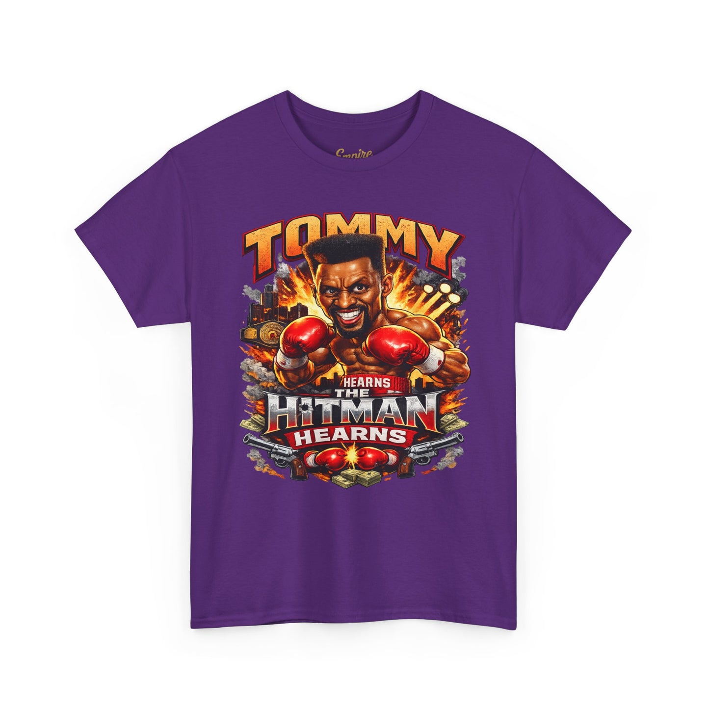 Tommy Hearns Boxing T-Shirt — Hitman Hearns Vintage Fight Graphic Tee