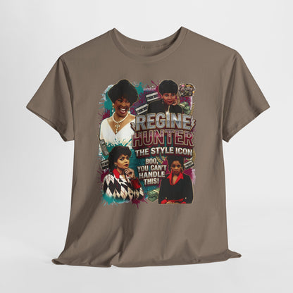 Regine Hunter “The Style Icon” Graphic Tee — Retro 90s R&B Tribute Shirt
