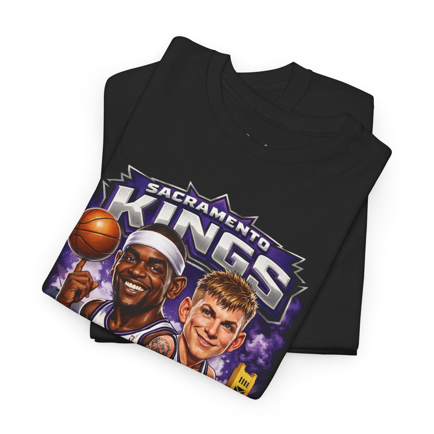 Sacramento Kings 'White Chocolate & C-Webb' Basketball Tee