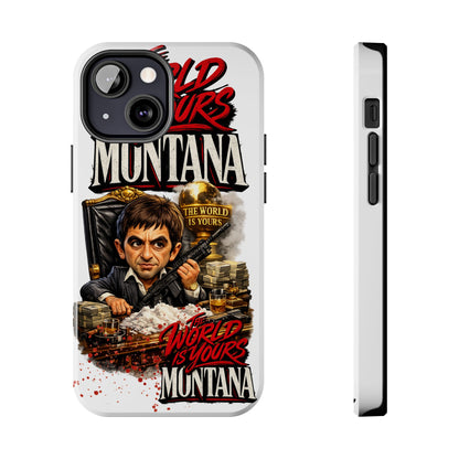 Tony Montana "The World Is Yours" Vintage Caricature Tough Phone Case