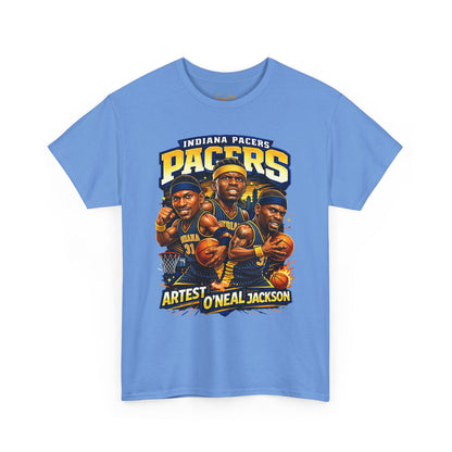 Indiana Pacers Vintage Players Graphic Tee — "Pacers" O'Neal & Jackson Tribute