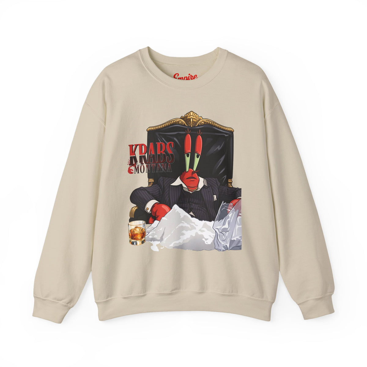 Luxury Mr. Krabs Montana  Scarface Parody Graphic