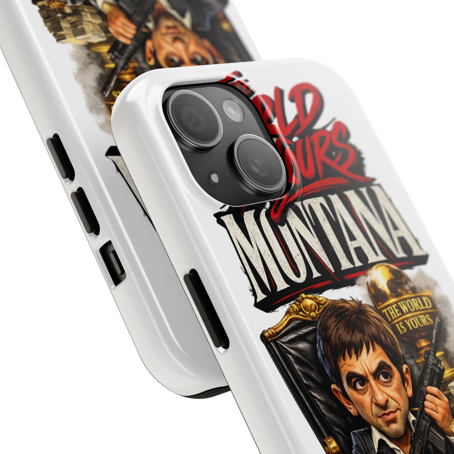Tony Montana "The World Is Yours" Vintage Caricature Tough Phone Case