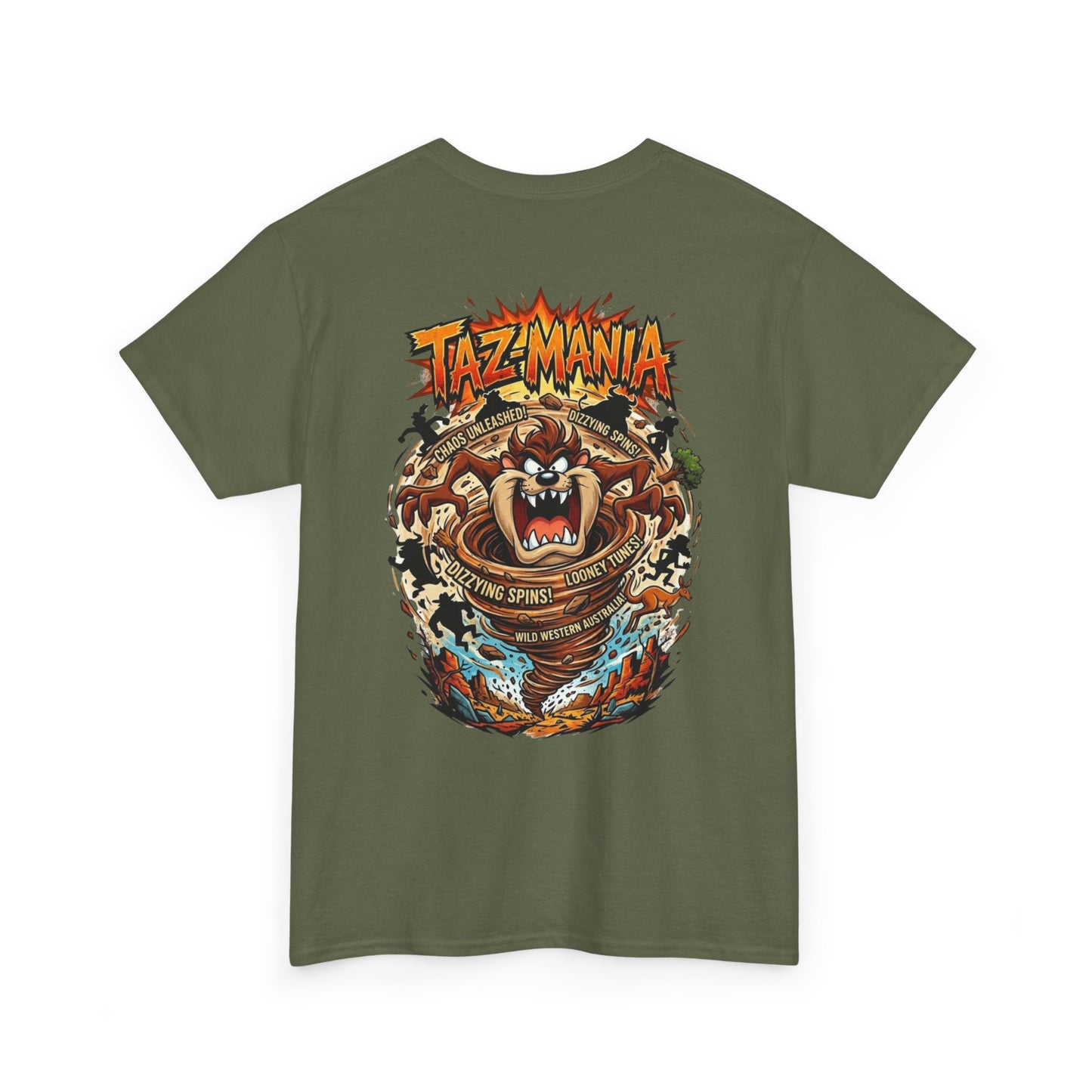 'Tazmania' Retro Cartoon Graphic Tee