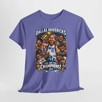 Dallas Mavericks Champions Tee – “We Are The Champions” Basketball Fan Shirt