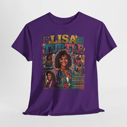 Lisa Turtle Retro 90s Sitcom Tee — Saved by the Bell Graphic T-Shirt