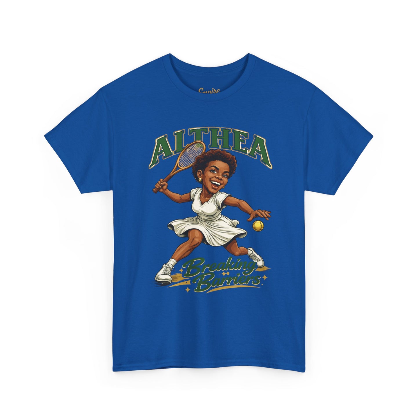 Althea Gibson 'Breaking Barriers' Tennis T-Shirt — Vintage Grand Slam Champion Tribute