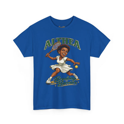 Althea Gibson 'Breaking Barriers' Tennis T-Shirt — Vintage Grand Slam Champion Tribute