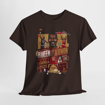 Basketball Legend Graphic Tee — Hakeem Olajuwon Tribute