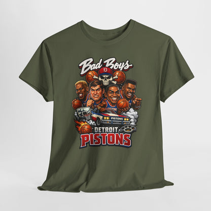 Detroit Pistons "Bad Boys" T-Shirt — Vintage Basketball Team Tee