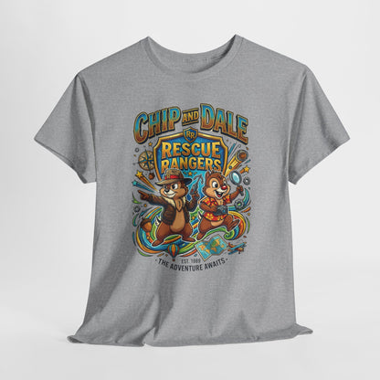 Chip and Dale Rescue Rangers T-Shirt — "Rescue Rangers" Vintage Cartoon Tee